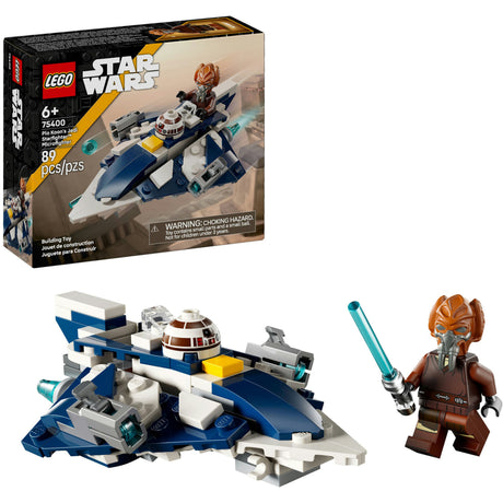 Set microfighter Lego Star Wars Plo Koons Jedi Starfighter - 75400