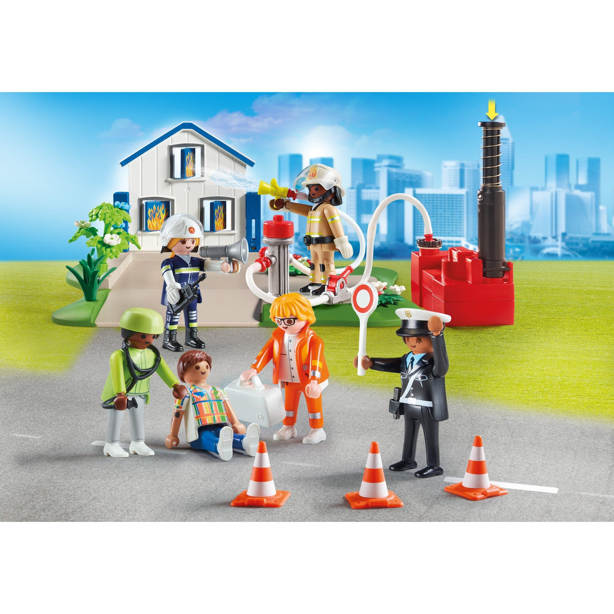 Personaggi Playmobil - i miei personaggi: giocattoli da costruzione per missioni di salvataggio (70980)