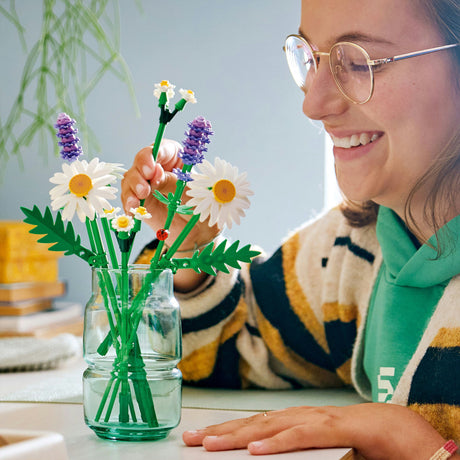 Lego Botanicals Margherite fiori - kit di costruzione per bambini - 11508