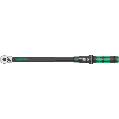 Chiave dinamometrica Wera click-torque c4 con cricchetto reversibile (nero verde, 60-300 nm, uscita 1 2 )