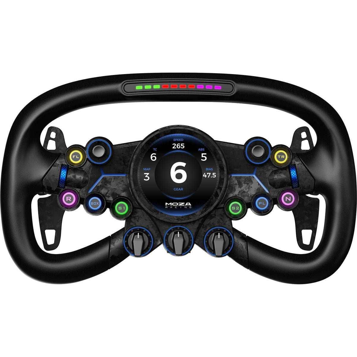 Componente aggiuntivo manubrio Moza vision gs (nero carbonio)