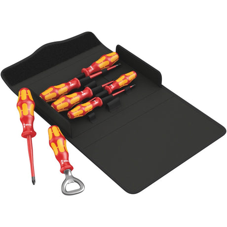 Wera Kraftform 100 è composto da 7 set e 2 set di cacciaviti (rosso giallo, 7 pezzi)