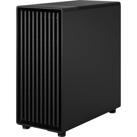 Fractal design north - custodia midi tower edizione momentum (colore legno nero | 2x USB-A | 1x USB-C | vetro temperato)