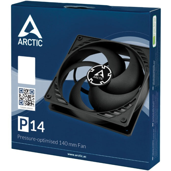 Ventola del case Arctic p14 (nera, 140 x 140 x 27 mm)