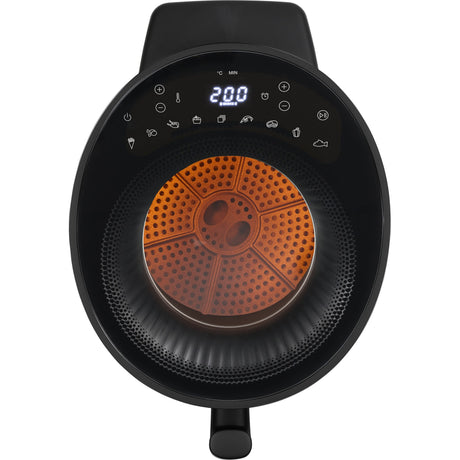 Friggitrice ad aria calda Princess cyclone vision airfryer (nera, 5 litri)