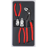 Knipex power set 00 20 10 set di pinze (nero, 3 pezzi)
