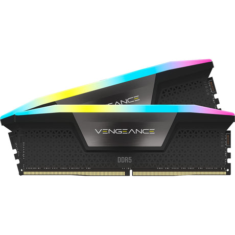 Corsair Vengeance RGB 32 GB DDR5-6000 (2x 16 GB) RAM (grigio, cmh32gx5m2b6000z30k, xmp, expo)