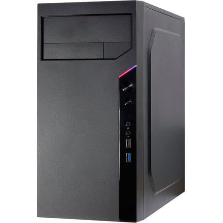Custodia mini tower Inter-tech it-6505 reto (nera | 2x USB-A)