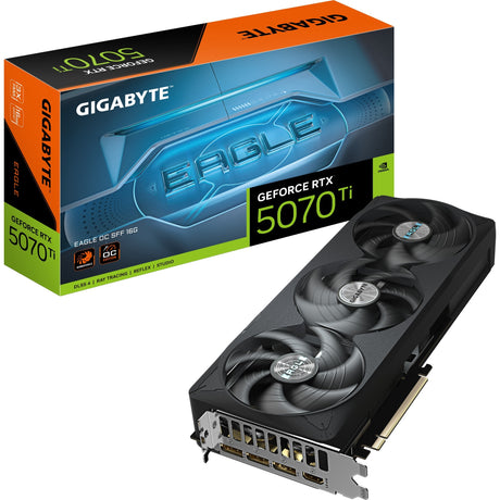 Scheda grafica Gigabyte GeForce RTX 5070 Ti Eagle OC 16G (3x Display Port, 1x HDMI 2.1, DLSS 4)