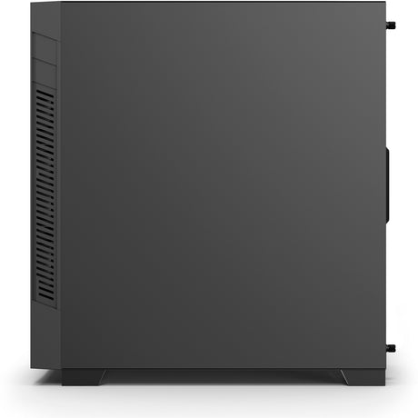Custodia midi tower silenziosa Sharkoon s25 (nera | 2x USB-A | 1x USB-C)