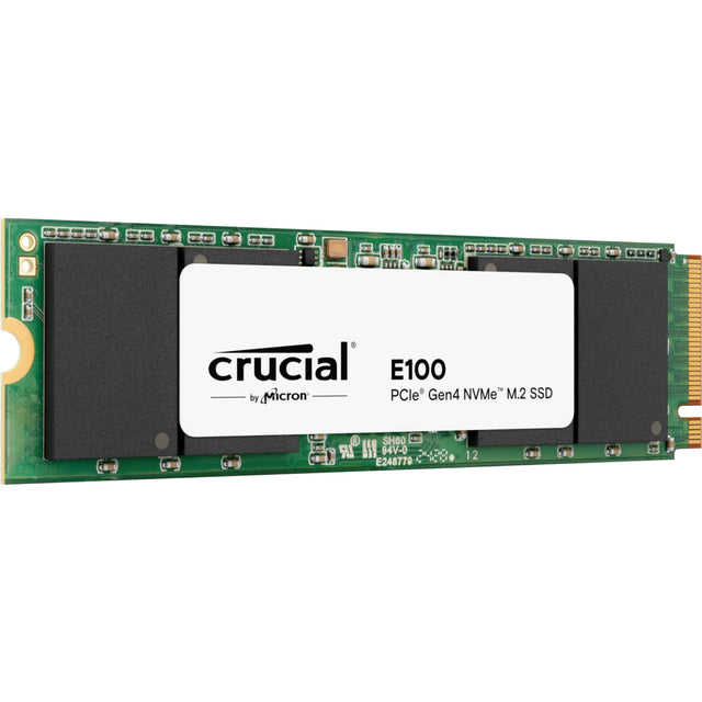 SSD Crucial e100 da 480 GB (ct480e100ssd8, pcie 4.0 x4, nvme, m.2 2280)