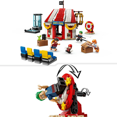 Set da costruzione del tendone da circo LEGO® One Piece con Buggy The Clown - 75637