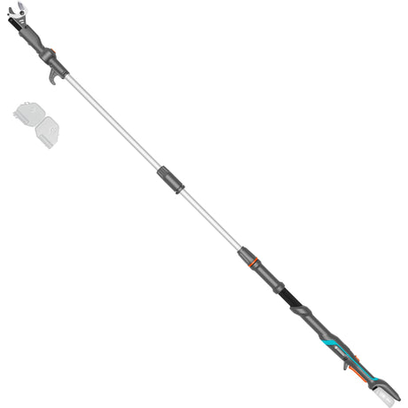 Forbici da potatura telescopiche a batteria Gardena highcut 250 18v p4a solo cesoie per alberi (turchese grigio scuro, batteria e caricabatterie non inclusi, power for all Alliance)