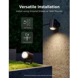 I faretti da esterno intelligenti Govee contano rgbicww - Confezione da 2 faretti da giardino