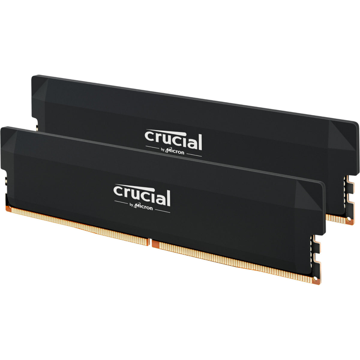 RAM dual-kit Crucial da 64 GB DDR5-6000 (2x 32 GB) (nera, CP2K32G60C40U5B, Pro OC, XMP 3.0, Expo)