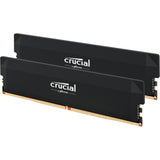 RAM dual-kit Crucial da 64 GB DDR5-6000 (2x 32 GB) (nera, CP2K32G60C40U5B, Pro OC, XMP 3.0, Expo)