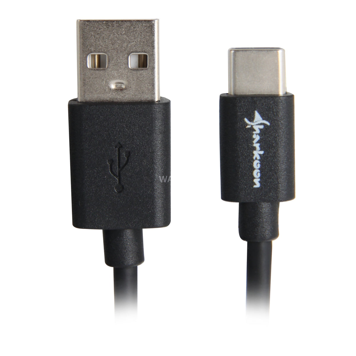 Sharkoon USB-A 2.0 - Cavo USB-C (nero, 3 metri)