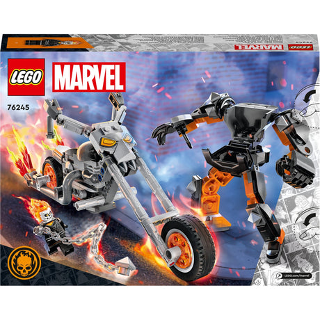 Lego Marvel - Giocattolo da costruzione per motocicletta mech Ghost Rider (76245)