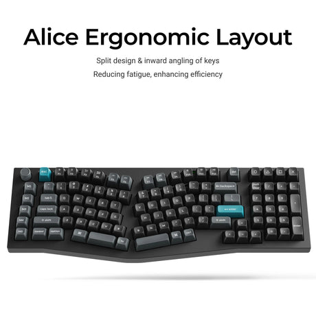 Tastiera meccanica personalizzata Keychron q13 ultra-m1 8k wireless (nera, layout americano (qwerty), pompon in seta rosso, 96%, rgb, hot swap, 8k, 2,4 ghz | bluetooth 5.2 | usb-c)