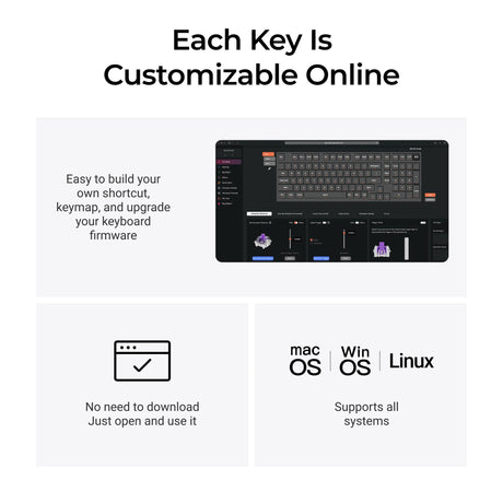 Keychron q5 he tastiera personalizzata wireless qmk (bianca, layout us (qwerty), nebulosa magnetica gateron double-rail, 96%, led rgb, osa double-shot pbt, hot swap, manopola, 2.4ghz | bluetooth 5.1 | usb-c)