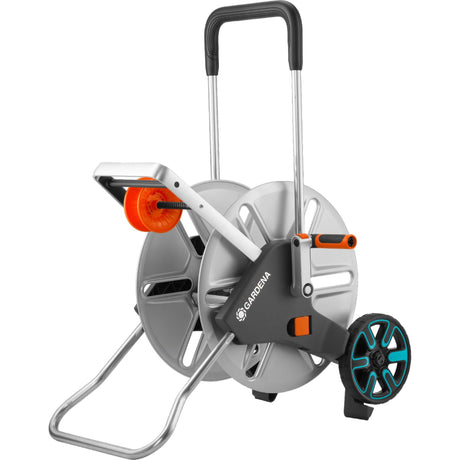 Gardena carrello portagomma aquaroll l easy metal (grigio arancione, 18550-20)