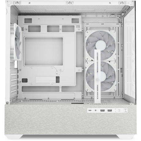 Custodia mini tower Sharkoon mk7 argb (bianco | 2x USB-A | 1x USB-C | RGB | vetro temperato)