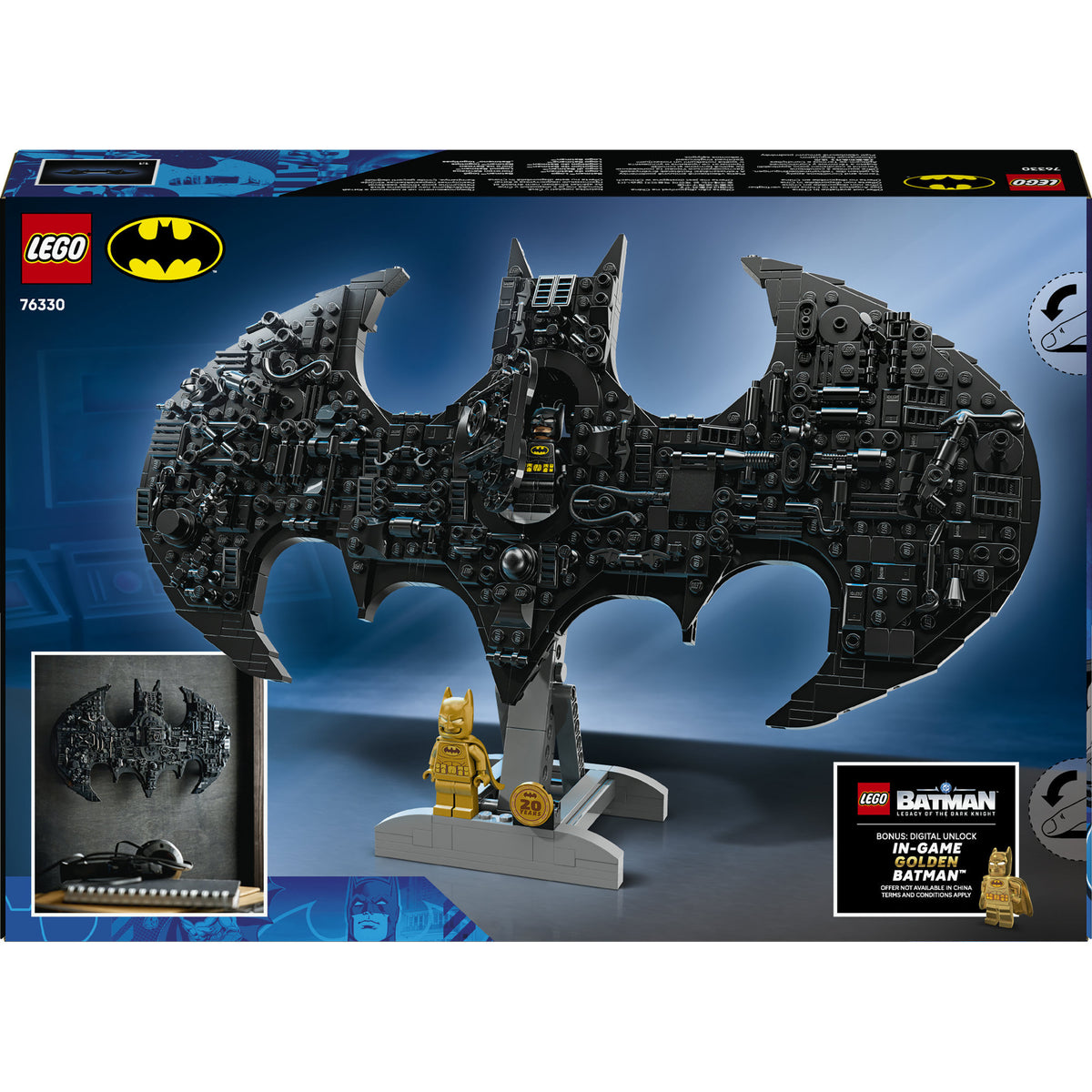 Lego Super Heroes 76330 logo Batman