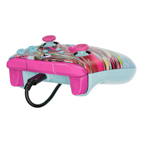Controller cablato avanzato Turtle Beach PDP Rematch Glow (Android Dreams, Xbox Series X|S, Xbox One, PC)
