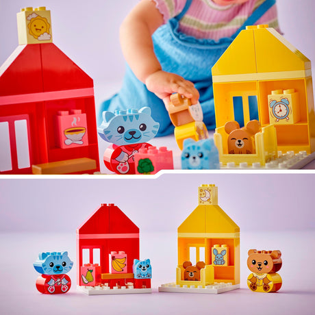 Lego Duplo - Abitudini quotidiane - Giochi da costruzione per mangiare e dormire (10414)
