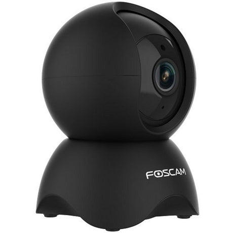 Telecamera WiFi Foscam x5 con rilevamento persona AI (nera, 5 MP)