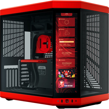Custodia midi tower Hyte y70 touch infinite (nera | 2x USB-A | 1x USB-C | vetro temperato)