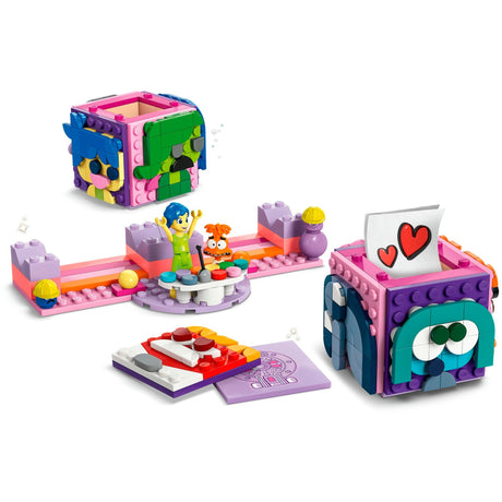 Lego Disney Pixar - 2 cubi dell'umore dentro e fuori, giocattoli da costruzione (43248)