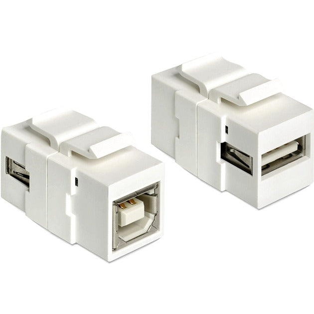 Modulo keystone Delock Connessione da USB 2.0 A a USB 2.0 B (per supporti keystone con 19,2x14,9 mm)