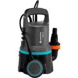 Gardena pompa per acqua sporca 9000 set di pompe sommergibili e a pressione (turchese nero, 9041-20)