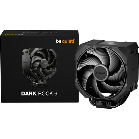 Silenzio! dispositivo di raffreddamento della CPU Dark Rock 6 (nero, connettore ventola pwm a 4 pin)