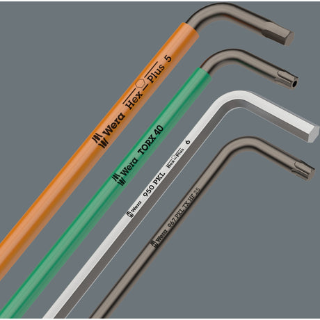 Set chiavi esagonali Wera 967 9 tx xl multicolore hf 1 (9 pezzi, torx da t8 a t40)
