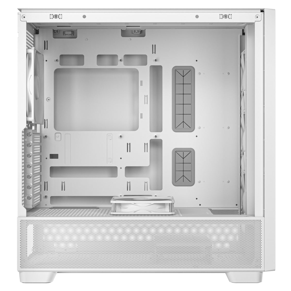 Custodia midi tower Antec flux (bianco | 2x USB-A | 1x USB-C | vetro temperato)