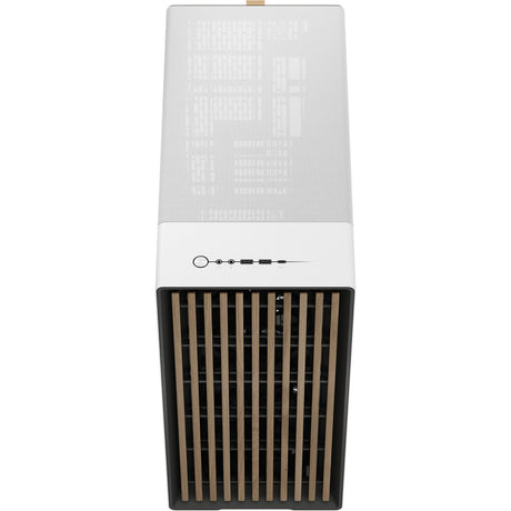 Fractal Design North XL RC Chalk White TG Clear Midi Tower Housing (colore legno bianco | 2x USB-A | 1x USB-C | vetro temperato)