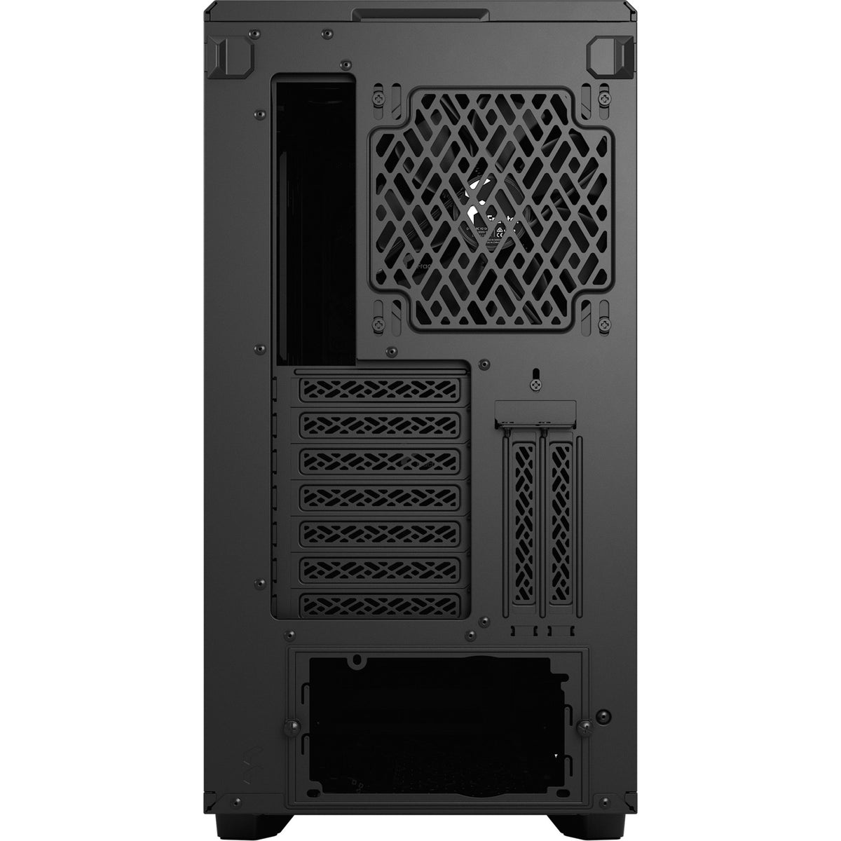 Design frattale meshify 2 alloggiamenti midi tower (nero | 2x USB-A | 1x USB-C)