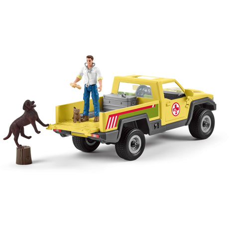 Set di personaggi Schleich Farm World, visita del veterinario alla fattoria