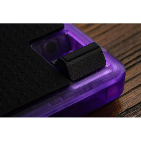 Controller arcade 8bitdo - edizione firma viola trasparente (viola trasparente, USB Bluetooth da 2,4 GHz, Nintendo Switch 1 + 2, PC)