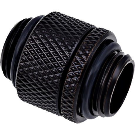 Alphacool eiszapfen doppio capezzolo girevole da G1 4 AG a G1 4 AG (nero)