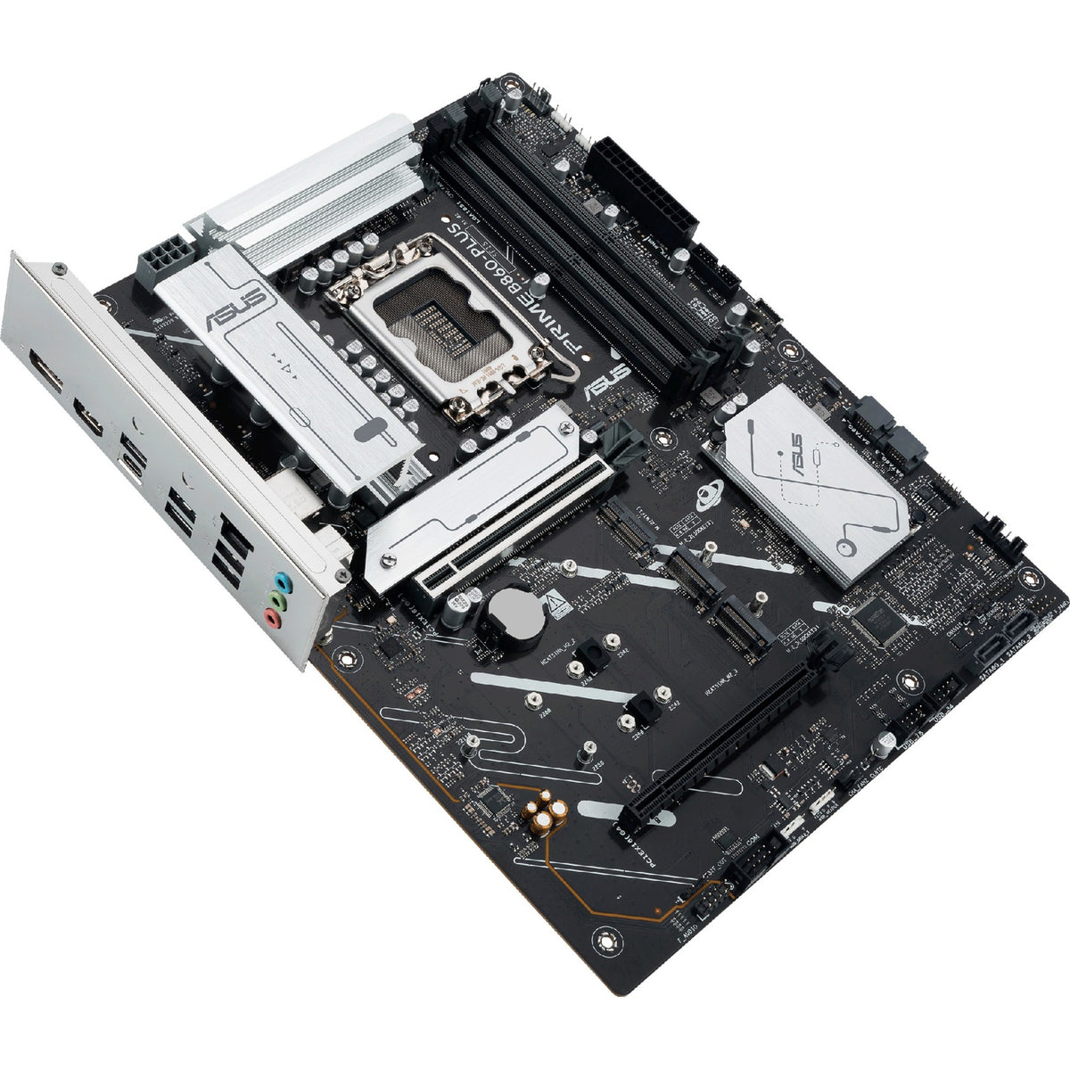Scheda madre Asus Prime B860-Plus-CSM Socket 1851 (RAID, 2,5 GB-LAN, audio, ATX)