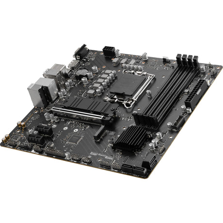 Scheda madre MSI Pro B760M-P Socket 1700 (nera, RAID, GB-LAN, audio, µATX)