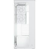 Custodia midi tower Arctic xtender vg (bianco | 2x USB-A | 1x USB-C | RGB | vetro temperato)