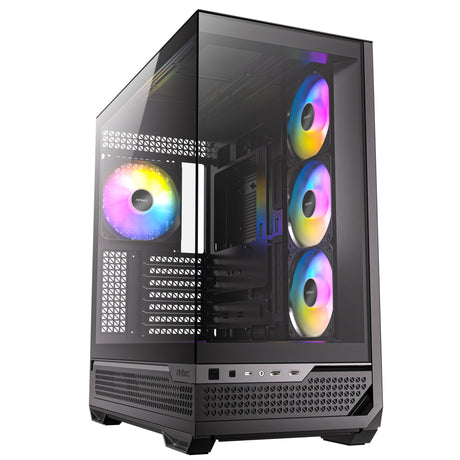 Custodia midi tower Antec c7 argb (nera | 2x USB-A | 1x USB-C | vetro temperato)