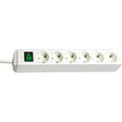 Brennerstuhl eco-line con interruttore 6 vie bianco 3 m h05vv-f 3g1,5