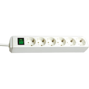 Brennerstuhl eco-line con interruttore 6 vie bianco 3 m h05vv-f 3g1,5