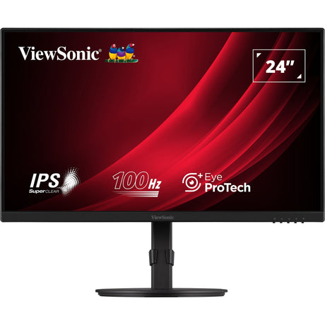 Monitor Viewsonic vg2408a 24 (nero, 1x HDMI, 1x porta display, USB-C, USB-A, audio, 100 Hz)
