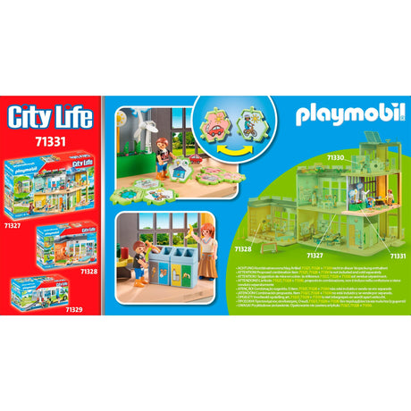 Playmobil City Life - espansione giocattoli da costruzione per la scienza del clima (71331)